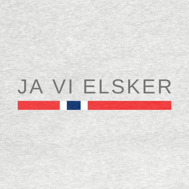 Ja vi elsker - Norway by tshirtsnorway